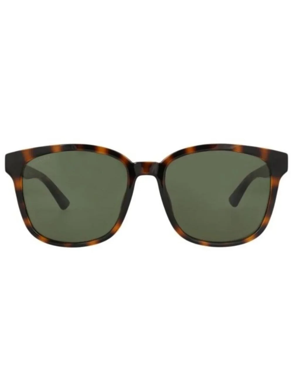 New Gucci Mens Square/Rectangle Havana Havana Green Fashion Designer Sunglasses